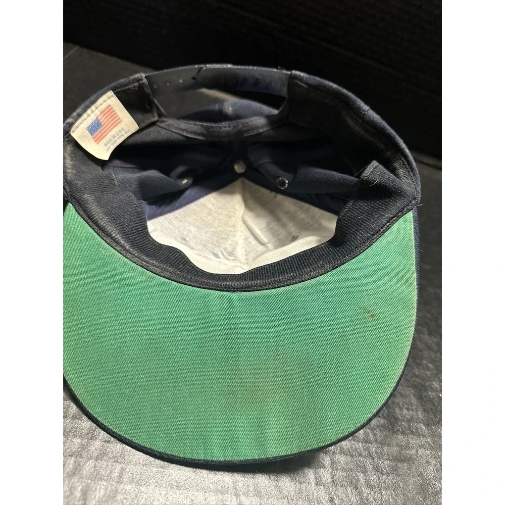 Vintage USS Missouri BB 63 NAVY BATTLE Ship Patch Snapback Hat Made In USA